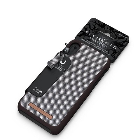 Nordic Elements Saeson Idun - Materiałowe etui iPhone Xs Max (Dark Brown) Nordic Elements Saeson Idun - Materiałowe etui iPhone Xs Max (Dark Brown)