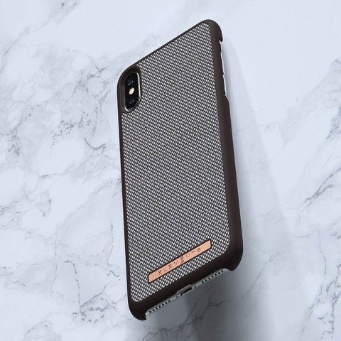 Nordic Elements Saeson Idun - Materiałowe etui iPhone Xs Max (Dark Brown) Nordic Elements Saeson Idun - Materiałowe etui iPhone Xs Max (Dark Brown)