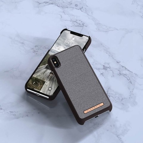 Nordic Elements Saeson Idun - Materiałowe etui iPhone Xs Max (Dark Brown) Nordic Elements Saeson Idun - Materiałowe etui iPhone Xs Max (Dark Brown)