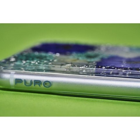 PURO Glam Hippie Chic Cover - Etui iPhone XR (prawdziwe płatki kwiatów zielone) PURO Glam Hippie Chic Cover - Etui iPhone XR (prawdziwe płatki kwiatów zielone)