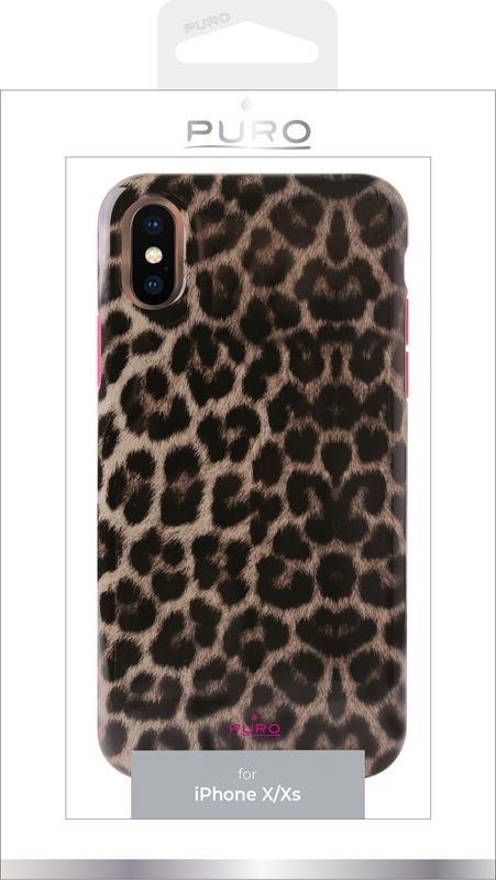 PURO Glam Leopard Cover - Etui iPhone Xs / X (Leo 2) PURO Glam Leopard Cover - Etui iPhone Xs / X (Leo 2)