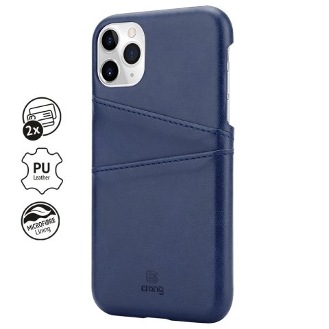 Crong Neat Cover - Etui iPhone 11 Pro z kieszeniami (niebieski) Crong Neat Cover - Etui iPhone 11 Pro z kieszeniami (niebieski)