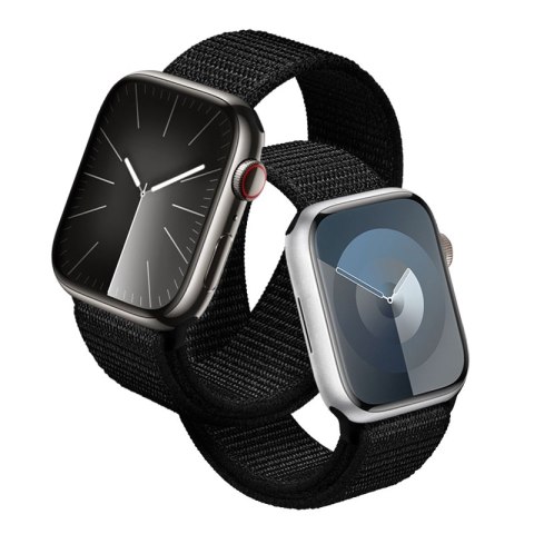 Crong Nylon Reflex - Pasek sportowy do Apple Watch 38/40/41/42 mm (czarny) Crong Nylon Reflex - Pasek sportowy do Apple Watch 38/40/41/42 mm (czarny)