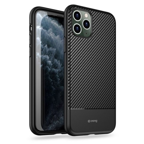 Crong Prestige Carbon Cover - Etui iPhone 11 Pro (czarny) Crong Prestige Carbon Cover - Etui iPhone 11 Pro (czarny)