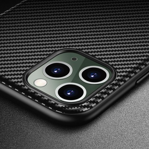 Crong Prestige Carbon Cover - Etui iPhone 11 Pro (czarny) Crong Prestige Carbon Cover - Etui iPhone 11 Pro (czarny)