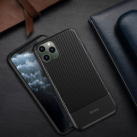 Crong Prestige Carbon Cover - Etui iPhone 11 Pro (czarny) Crong Prestige Carbon Cover - Etui iPhone 11 Pro (czarny)