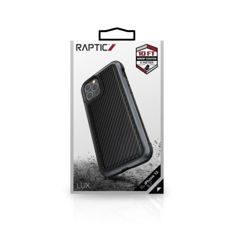 X-Doria Raptic Lux - Etui aluminiowe iPhone 12 Pro Max (Drop test 3m) (Black Carbon Fiber) X-Doria Raptic Lux - Etui aluminiowe iPhone 12 Pro Max (Drop test 3m) (Black Carbon Fiber)
