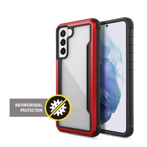 X-Doria Raptic Shield - Etui aluminiowe Samsung Galaxy S21 (Antimicrobial protection) (Red) X-Doria Raptic Shield - Etui aluminiowe Samsung Galaxy S21 (Antimicrobial protection) (Red)