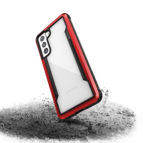 X-Doria Raptic Shield - Etui aluminiowe Samsung Galaxy S21 (Antimicrobial protection) (Red) X-Doria Raptic Shield - Etui aluminiowe Samsung Galaxy S21 (Antimicrobial protection) (Red)