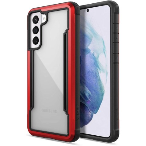 X-Doria Raptic Shield - Etui aluminiowe Samsung Galaxy S21 (Antimicrobial protection) (Red) X-Doria Raptic Shield - Etui aluminiowe Samsung Galaxy S21 (Antimicrobial protection) (Red)