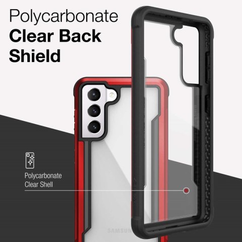 X-Doria Raptic Shield - Etui aluminiowe Samsung Galaxy S21 (Antimicrobial protection) (Red) X-Doria Raptic Shield - Etui aluminiowe Samsung Galaxy S21 (Antimicrobial protection) (Red)