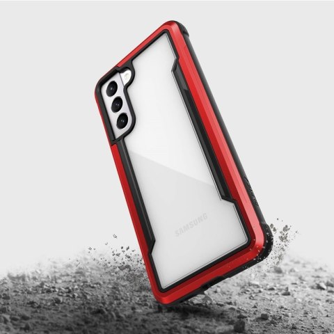 X-Doria Raptic Shield - Etui aluminiowe Samsung Galaxy S21 (Antimicrobial protection) (Red) X-Doria Raptic Shield - Etui aluminiowe Samsung Galaxy S21 (Antimicrobial protection) (Red)