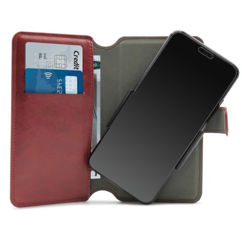 PURO Universal Wallet 360° - Uniwersalne etui obrotowe z kieszeniami na karty, rozmiar XL (czerwony) PURO Universal Wallet 360° - Uniwersalne etui obrotowe z kieszeniami na karty, rozmiar XL (czerwony)