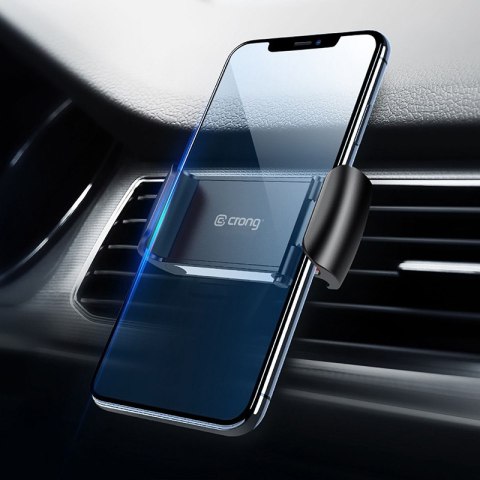 Crong Universal Smart Car Holder - Uniwersalny uchwyt samochodowy do telefonu 4"-6,5" (czarny) Crong Universal Smart Car Holder - Uniwersalny uchwyt samochodowy do telefonu 4"-6,5" (czarny)