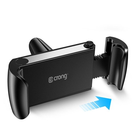Crong Universal Smart Car Holder - Uniwersalny uchwyt samochodowy do telefonu 4"-6,5" (czarny) Crong Universal Smart Car Holder - Uniwersalny uchwyt samochodowy do telefonu 4"-6,5" (czarny)