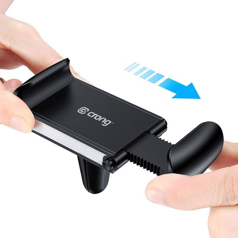 Crong Universal Smart Car Holder - Uniwersalny uchwyt samochodowy do telefonu 4"-6,5" (czarny) Crong Universal Smart Car Holder - Uniwersalny uchwyt samochodowy do telefonu 4"-6,5" (czarny)