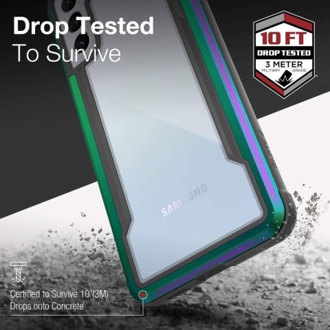 X-Doria Raptic Shield - Etui aluminiowe Samsung Galaxy S21+ (Antimicrobial protection) (Iridescent) X-Doria Raptic Shield - Etui aluminiowe Samsung Galaxy S21+ (Antimicrobial protection) (Iridescent)