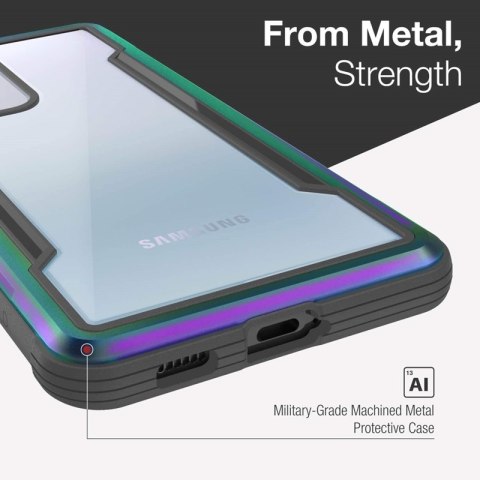 X-Doria Raptic Shield - Etui aluminiowe Samsung Galaxy S21+ (Antimicrobial protection) (Iridescent) X-Doria Raptic Shield - Etui aluminiowe Samsung Galaxy S21+ (Antimicrobial protection) (Iridescent)