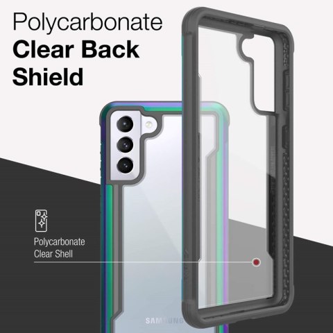X-Doria Raptic Shield - Etui aluminiowe Samsung Galaxy S21+ (Antimicrobial protection) (Iridescent) X-Doria Raptic Shield - Etui aluminiowe Samsung Galaxy S21+ (Antimicrobial protection) (Iridescent)
