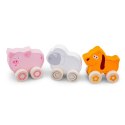 New Classic Toys - Drewniane zwierzątka jeżdżące