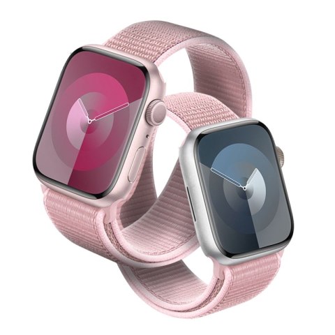 Crong Nylon - Pasek sportowy do Apple Watch 38/40/41/42 mm (Powder Pink) Crong Nylon - Pasek sportowy do Apple Watch 38/40/41/42 mm (Powder Pink)