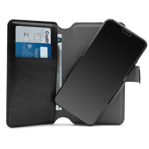 PURO Universal Wallet 360° - Uniwersalne etui obrotowe z kieszeniami na karty, rozmiar XXL (czarny) PURO Universal Wallet 360° - Uniwersalne etui obrotowe z kieszeniami na karty, rozmiar XXL (czarny)