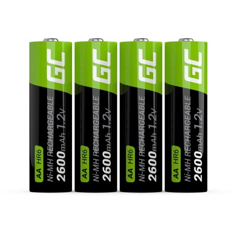 Green Cell - 4x Akumulator AA HR6 2600mAh Green Cell - 4x Akumulator AA HR6 2600mAh