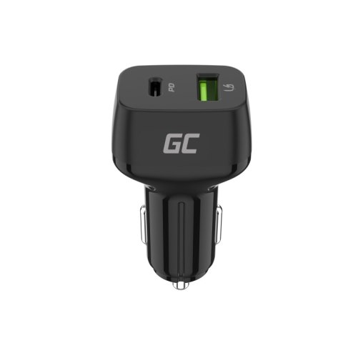 Green Cell - Ładowarka samochodowa USB-C Power Delivery + USB-A Quick Charge 3.0 Green Cell - Ładowarka samochodowa USB-C Power Delivery + USB-A Quick Charge 3.0
