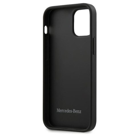 Mercedes Leather Wave Line - Etui iPhone 12 mini (black) Mercedes Leather Wave Line - Etui iPhone 12 mini (black)