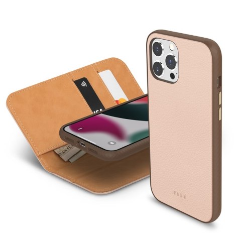 Moshi Overture - Etui 3w1 z klapką iPhone 13 Pro Max (antybakteryjne NanoShield™) (Luna Pink) Moshi Overture - Etui 3w1 z klapką iPhone 13 Pro Max (antybakteryjne NanoShield™) (Luna Pink)