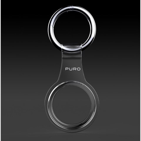 PURO NUDE Case - Silikonowy brelok do Apple AirTag (przezroczysty) PURO NUDE Case - Silikonowy brelok do Apple AirTag (przezroczysty)