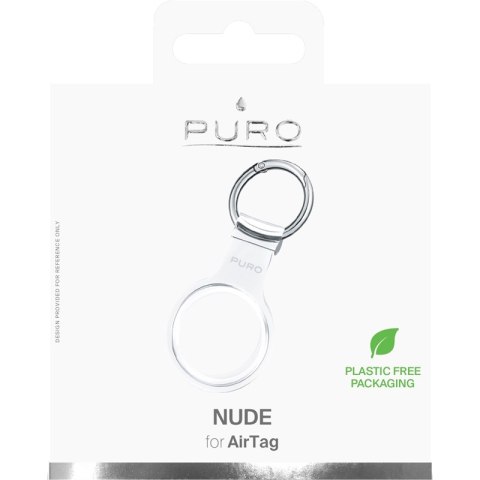 PURO NUDE Case - Silikonowy brelok do Apple AirTag (przezroczysty) PURO NUDE Case - Silikonowy brelok do Apple AirTag (przezroczysty)