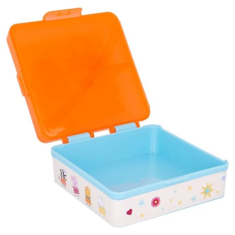 Peppa Pig - Śniadaniówka Lunchbox kwadratowy Świnka Peppa Peppa Pig - Śniadaniówka Lunchbox kwadratowy Świnka Peppa