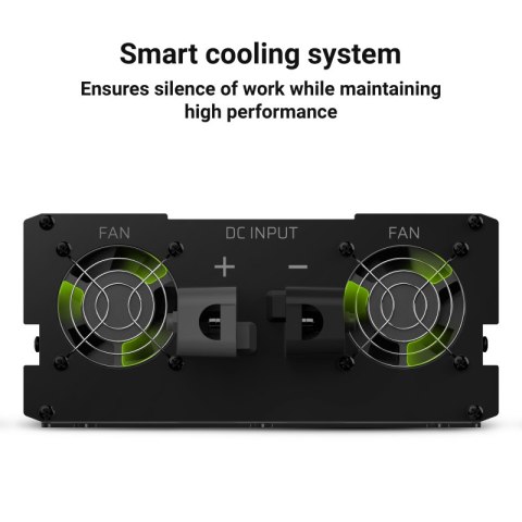Green Cell - Przetwornica napięcia Inwerter Green Cell® 24V na 230V 3000W/6000W Czysta sinusoida Green Cell - Przetwornica napięcia Inwerter Green Cell® 24V na 230V 3000W/6000W Czysta sinusoida