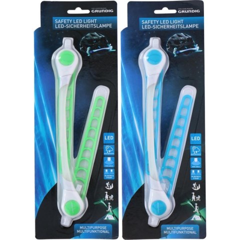 Grundig - Wielofunkcyjna opaska LED na rower / do biegania (niebieski) Grundig - Wielofunkcyjna opaska LED na rower / do biegania (niebieski)