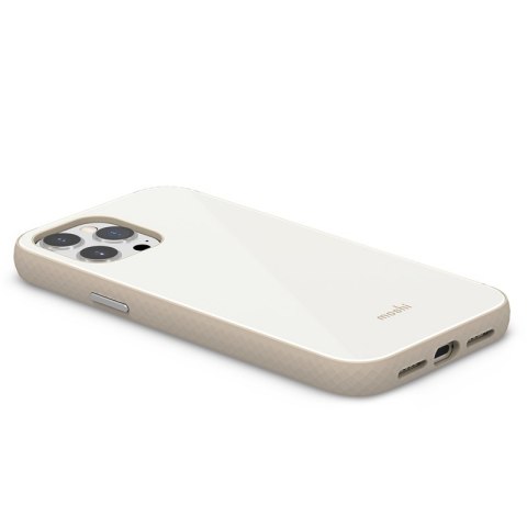 Moshi iGlaze Slim Hardshell Case - Etui iPhone 13 Pro Max (system SnapTo) (Pearl White) Moshi iGlaze Slim Hardshell Case - Etui iPhone 13 Pro Max (system SnapTo) (Pearl White)