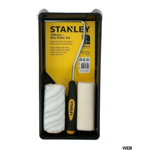 Stanley - Zestaw malarski (miska / kuweta + 2 wałki 10 cm) Stanley - Zestaw malarski (miska / kuweta + 2 wałki 10 cm)