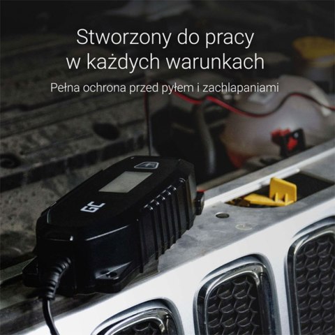 Green Cell - Ładowarka, prostownik do Akumulatorów 6V / 12V (4A) z funkcją inteligentnej diagnostyki Green Cell - Ładowarka, prostownik do Akumulatorów 6V / 12V (4A) z funkcją inteligentnej diagnostyki