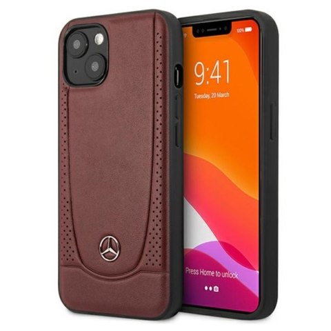 Mercedes Leather Urban Line - Etui iPhone 13 mini (czerwony) Mercedes Leather Urban Line - Etui iPhone 13 mini (czerwony)