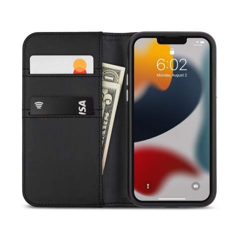 Moshi Overture - Etui 3w1 z klapką iPhone 13 (antybakteryjne NanoShield™) (Jet Black) Moshi Overture - Etui 3w1 z klapką iPhone 13 (antybakteryjne NanoShield™) (Jet Black)