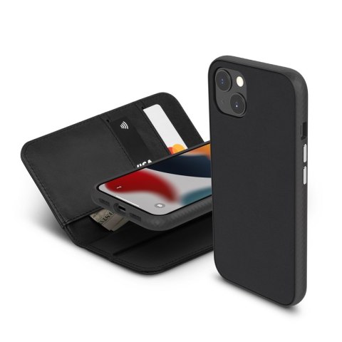 Moshi Overture - Etui 3w1 z klapką iPhone 13 (antybakteryjne NanoShield™) (Jet Black) Moshi Overture - Etui 3w1 z klapką iPhone 13 (antybakteryjne NanoShield™) (Jet Black)