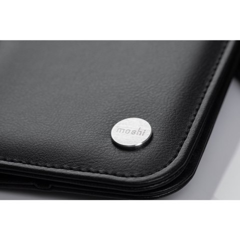 Moshi Overture - Etui 3w1 z klapką iPhone 13 (antybakteryjne NanoShield™) (Jet Black) Moshi Overture - Etui 3w1 z klapką iPhone 13 (antybakteryjne NanoShield™) (Jet Black)