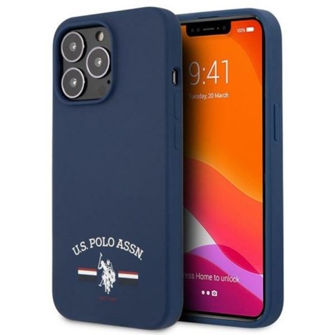 US Polo Assn Silicone Logo - Etui iPhone 13 Pro Max (granatowy) US Polo Assn Silicone Logo - Etui iPhone 13 Pro Max (granatowy)