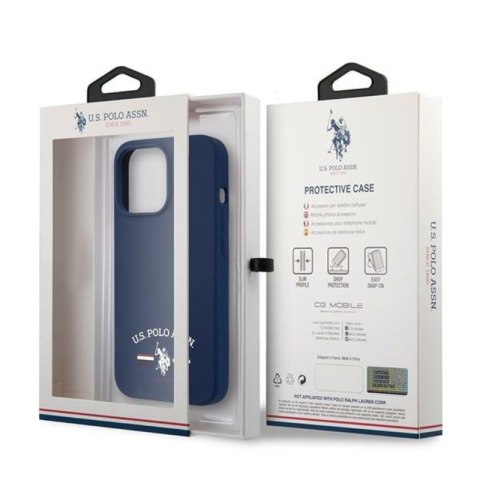 US Polo Assn Silicone Logo - Etui iPhone 13 Pro Max (granatowy) US Polo Assn Silicone Logo - Etui iPhone 13 Pro Max (granatowy)