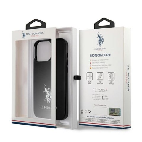 US Polo Assn Horses Logo - Etui iPhone 13 Pro Max (czarny) US Polo Assn Horses Logo - Etui iPhone 13 Pro Max (czarny)