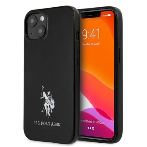 US Polo Assn Horses Logo - Etui iPhone 13 (czarny) US Polo Assn Horses Logo - Etui iPhone 13 (czarny)