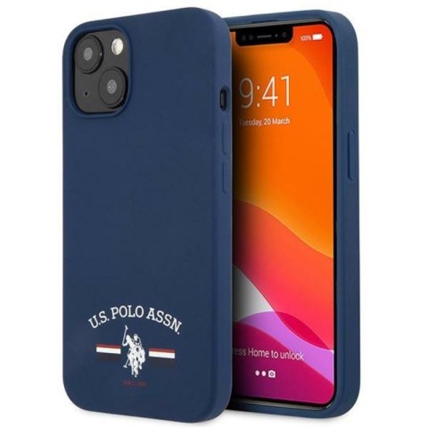 US Polo Assn Silicone Logo - Etui iPhone 13 mini (granatowy) US Polo Assn Silicone Logo - Etui iPhone 13 mini (granatowy)