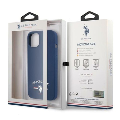 US Polo Assn Silicone Logo - Etui iPhone 13 mini (granatowy) US Polo Assn Silicone Logo - Etui iPhone 13 mini (granatowy)