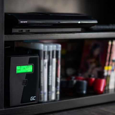 Green Cell - Zasilacz awaryjny UPS 600VA 360W Power Proof Green Cell - Zasilacz awaryjny UPS 600VA 360W Power Proof