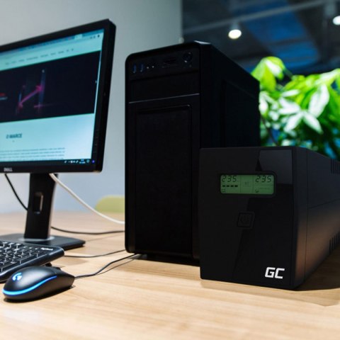 Green Cell - Zasilacz awaryjny UPS 600VA 360W Power Proof Green Cell - Zasilacz awaryjny UPS 600VA 360W Power Proof